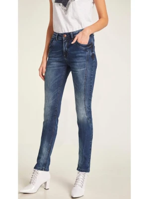 Heine Dżinsy - Slim fit - w kolorze granatowym rozmiar: 38
