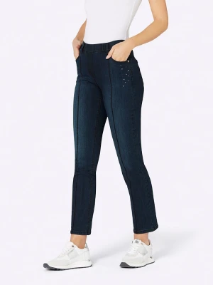 Heine Dżinsy - Slim fit - w kolorze granatowym rozmiar: W20
