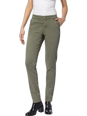 Heine Dżinsy - Slim fit - w kolorze khaki rozmiar: 42