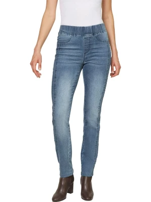 Heine Dżinsy - Slim fit - w kolorze niebieskim rozmiar: 42