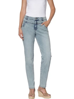 Heine Dżinsy - Tapered fit - w kolorze błękitnym rozmiar: 50