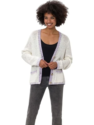 Heine Kardigan w kolorze biało-fioletowym rozmiar: 40