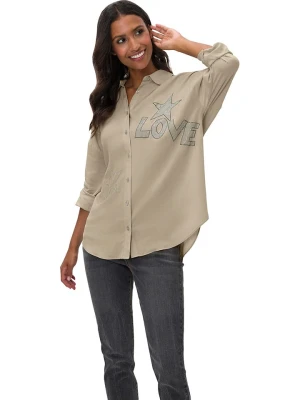 Heine Koszula w kolorze szarobrązowym rozmiar: 38