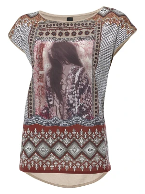 Heine Koszulka w kolorze beżowo-brązowym rozmiar: 42