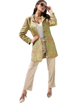 Heine Płaszcz przejściowy w kolorze zielono-szaroróżowym rozmiar: 38