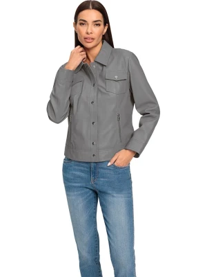 Heine Skórzana kurtka w kolorze szarym rozmiar: 46