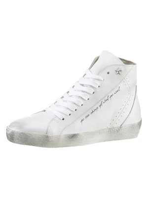 Heine Skórzane sneakersy w kolorze białym rozmiar: 39