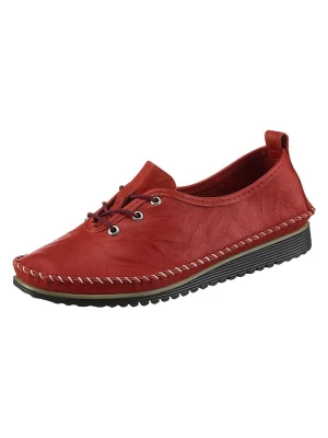 Heine Skórzane trzewiki w kolorze czerwonym rozmiar: 39