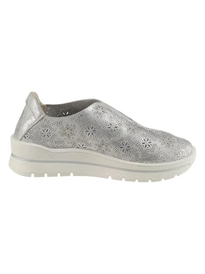 Heine Slippersy w kolorze srebrnym rozmiar: 37
