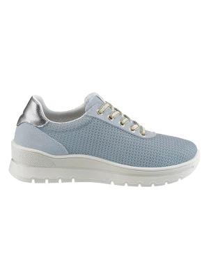 Heine Sneakersy w kolorze błękitno-srebrnym rozmiar: 42