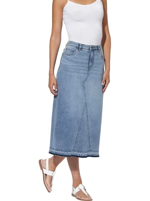 Heine Spódnica dżinsowa w kolorze błękitnym rozmiar: 42