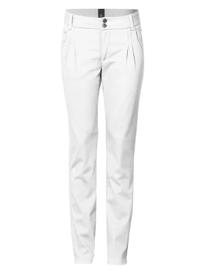 Heine Spodnie chino w kolorze białym rozmiar: 46
