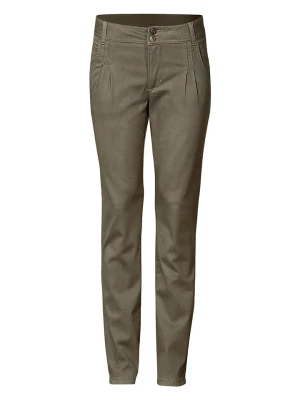 Heine Spodnie chino w kolorze khaki rozmiar: 21