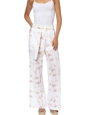 Heine Spodnie w kolorze biało-beżowym rozmiar: 40