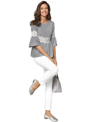 Heine Spodnie w kolorze białym rozmiar: 48