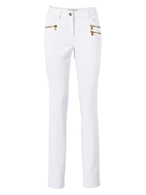 Heine Spodnie w kolorze białym rozmiar: W17