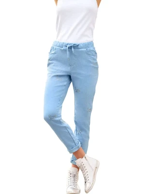 Heine Spodnie w kolorze błękitnym rozmiar: 40