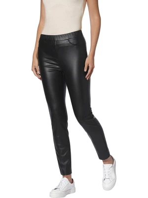 Heine Spodnie w kolorze czarnym ze skóry syntetycznej rozmiar: 36