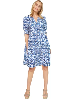 Heine Sukienka w kolorze błękitno-kremowym rozmiar: 44