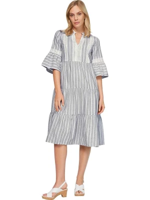 Heine Sukienka w kolorze granatowo-białym rozmiar: 40