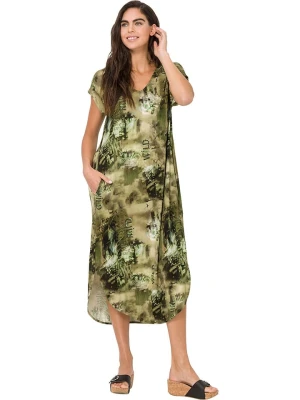 Heine Sukienka w kolorze khaki rozmiar: 38