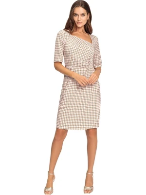 Heine Sukienka w kolorze kremowo-karmelowym rozmiar: 40