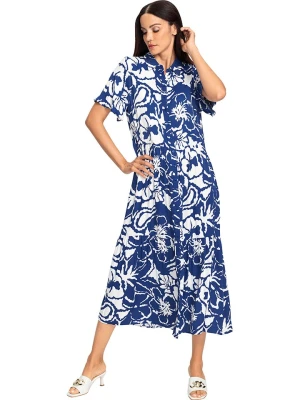 Heine Sukienka w kolorze niebiesko-białym rozmiar: 38