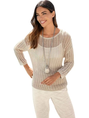 Heine Sweter w kolorze beżowym rozmiar: 42