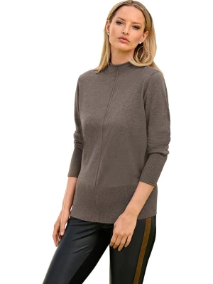 Heine Sweter w kolorze brązowym rozmiar: 36