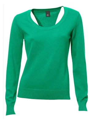 Heine Sweter w kolorze zielonym rozmiar: 42
