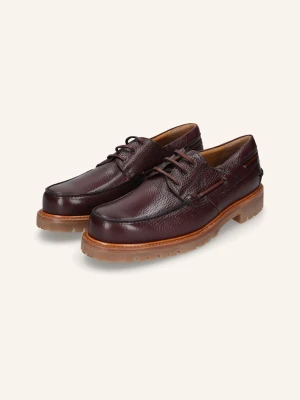 Heinrich Dinkelacker Buty Żeglarskie Miami Plain T rot CIEMNOCZERWONY