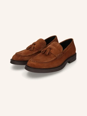 Heinrich Dinkelacker Loafersy Florenz Plain V braun BRĄZOWY