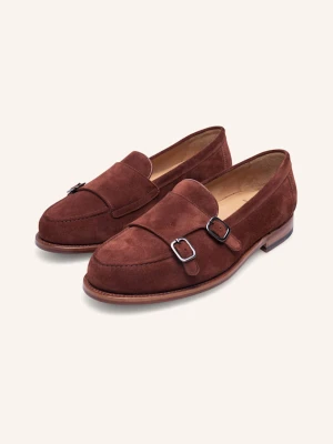Heinrich Dinkelacker Loafersy Wien Double Monk V braun brązowy