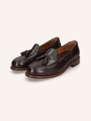 Heinrich Dinkelacker Loafersy Wien Plain Tassel Np braun CIEMNOBRĄZOWY