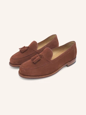 Heinrich Dinkelacker Loafersy Wien Plain Tassel V braun brązowy