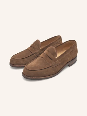 Heinrich Dinkelacker Loafersy Wien Plain V braun BRĄZOWY