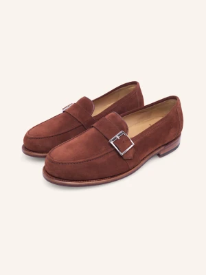 Heinrich Dinkelacker Loafersy Wien Single Monk V braun brązowy
