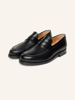 Heinrich Dinkelacker Pantofle Wien Plain Bc schwarz CZARNY