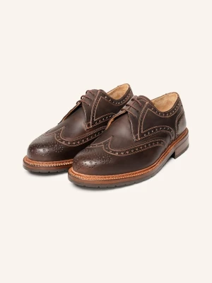 Heinrich Dinkelacker Sznurowane Botki Janosh K Full-Brogue H braun BRĄZOWY