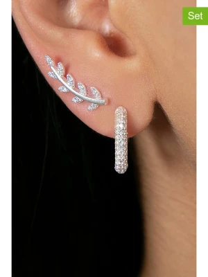 Heliophilia 2-częściowy zestaw biżuterii z cyrkoniami rozmiar: onesize