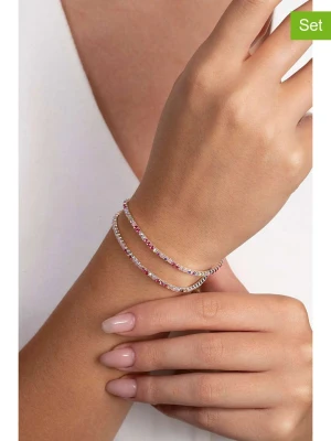 Heliophilia Bransoletki (2 szt.) z cyrkoniami rozmiar: onesize