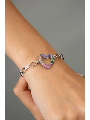 Heliophilia Posrebrzana bransoletka z elementem ozdobnym rozmiar: onesize