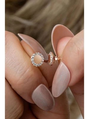 Heliophilia Pozłacane kolczyki-wkrętki z cyrkoniami rozmiar: onesize