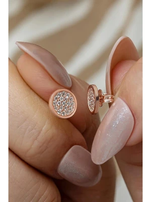 Heliophilia Srebrne kolczyki-wkrętki z cyrkoniami rozmiar: onesize