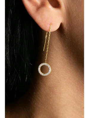 Heliophilia Srebrne kolczyki z cyrkoniami rozmiar: onesize