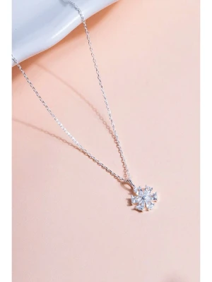 Heliophilia Srebrny naszyjnik z zawieszką - dł. 42 cm rozmiar: onesize