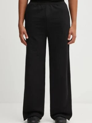 Heliot Emil spodnie dresowe bawełniane męskie kolor czarny gładkie AW25_M_10_215_BLK01