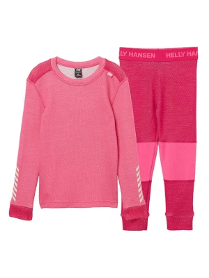 Helly Hansen 2-częściowy zestaw funkcyjny "Lifa" w kolorze różowym rozmiar: 104
