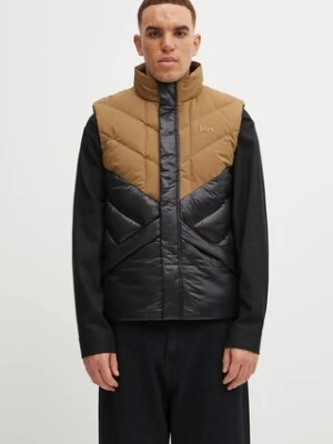 Helly Hansen bezrękawnik puchowy VILLAGE PUFFY VEST kolor zielony zimowy 54495