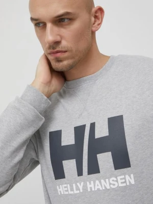 Helly Hansen bluza bawełniana męska kolor szary 34000